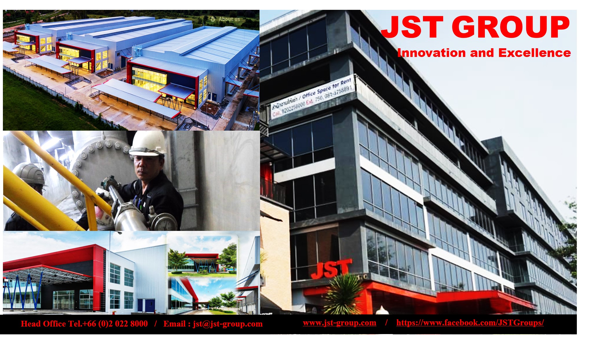 JST Group : บริษัทผู้จัดจำหน่ายผลิตภัณฑ์ บริการทางด้านเทคนิค เครื่องมือพิเศษ โดยผู้เชี่ยวชาญที่มีประสบการณ์ให้กับอุตสาหกรรมน้ำมัน ก๊าซ ปิโตรเคมี