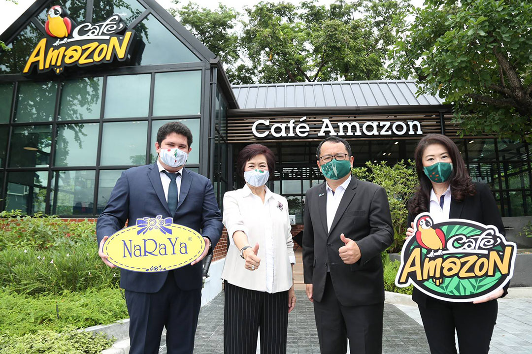 Café Amazon x NaRaYa ร่วมเติมพลัง ปันสุข กระจายรายได้สู่ชุมชน