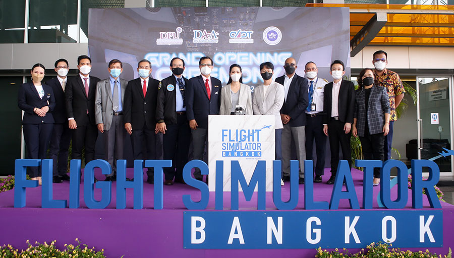 CADT DPU เปิดศูนย์ฝึกบินด้วยเครื่องช่วยฝึกบินจําลอง “Flight Simulator BANGKOK”